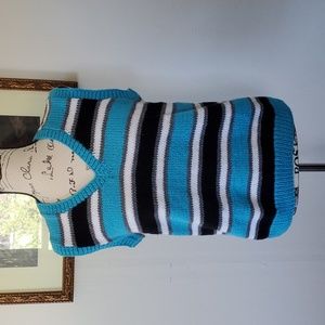 Handmade striped sweater vest